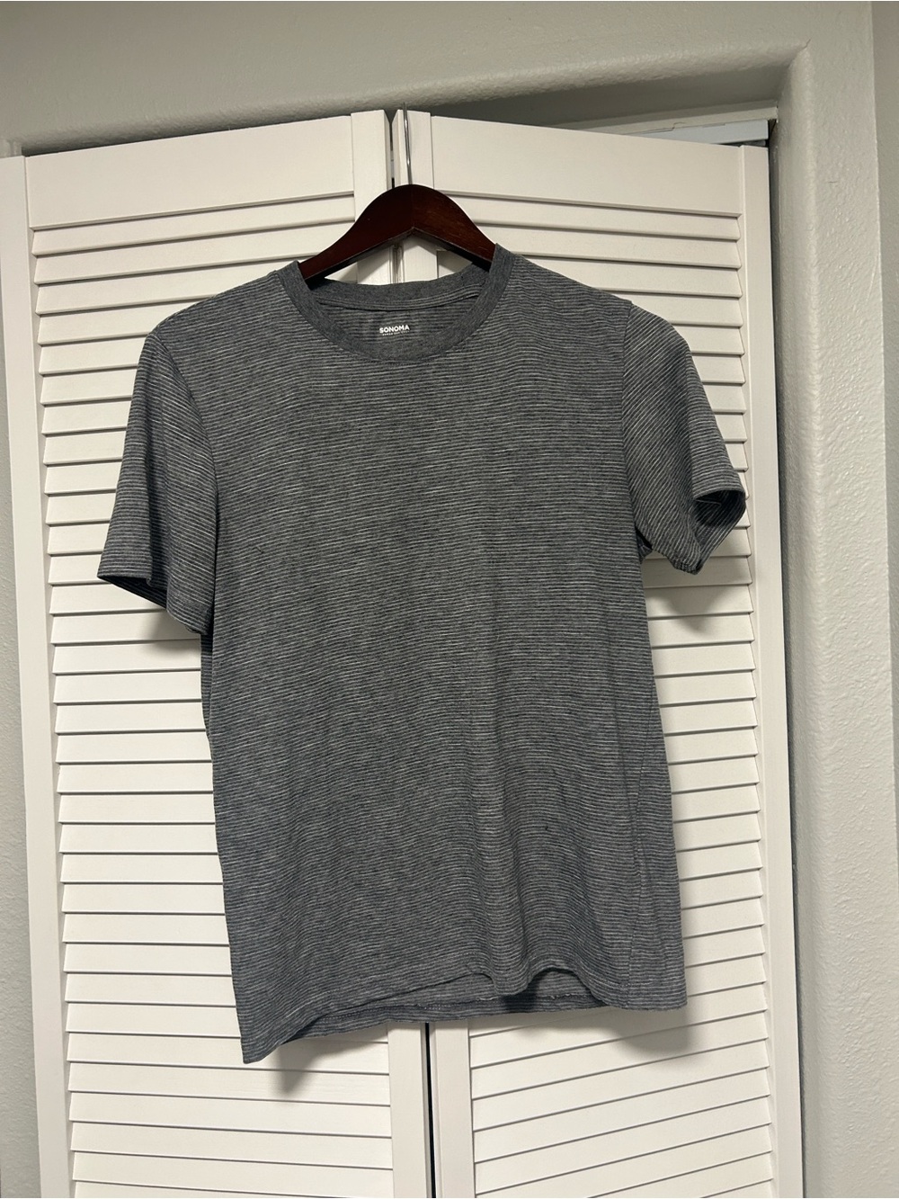 Men’s Short-Sleeve Crew Tee - Gray Stripe